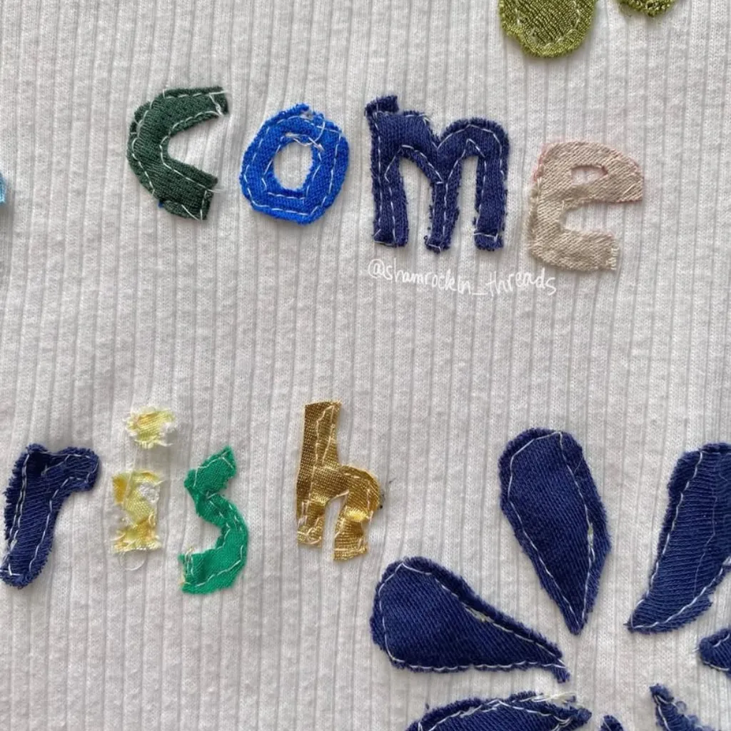 Notre Dame Gameday patchwork top White - Image 4