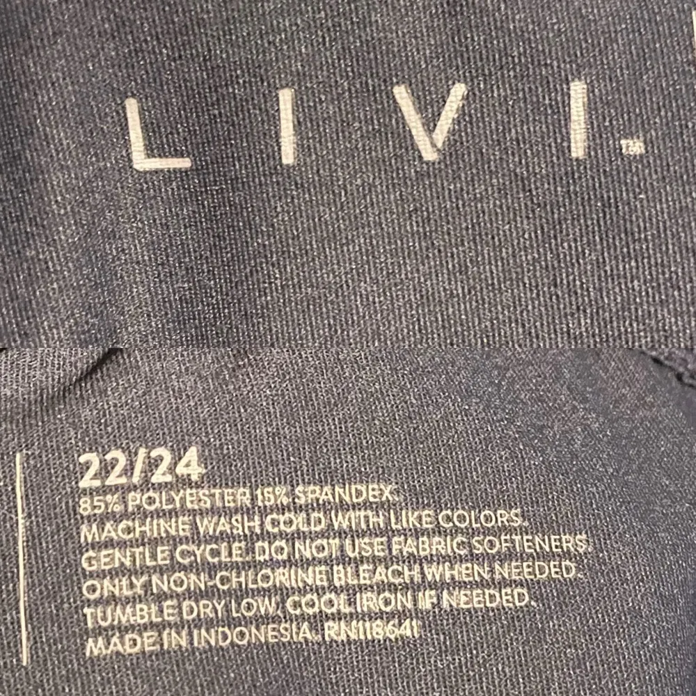 NWT Lane Bryant Womens Leggings Gray Pink Wide Waistband Plus Size 22/24 - Image 9