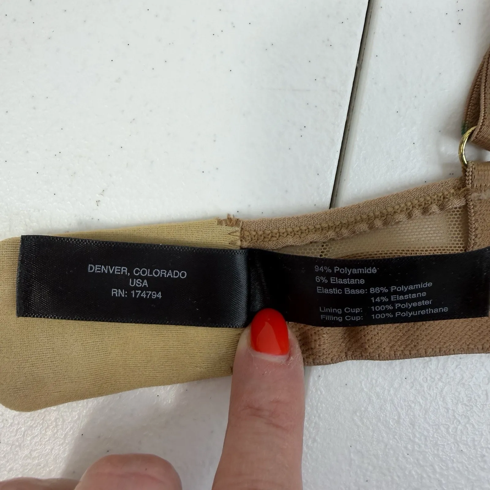 Pepper 32A Bra Mesh All You Comfort Normcore Everyday Lightly Lined Underwire Brown Size undefined - Image 12