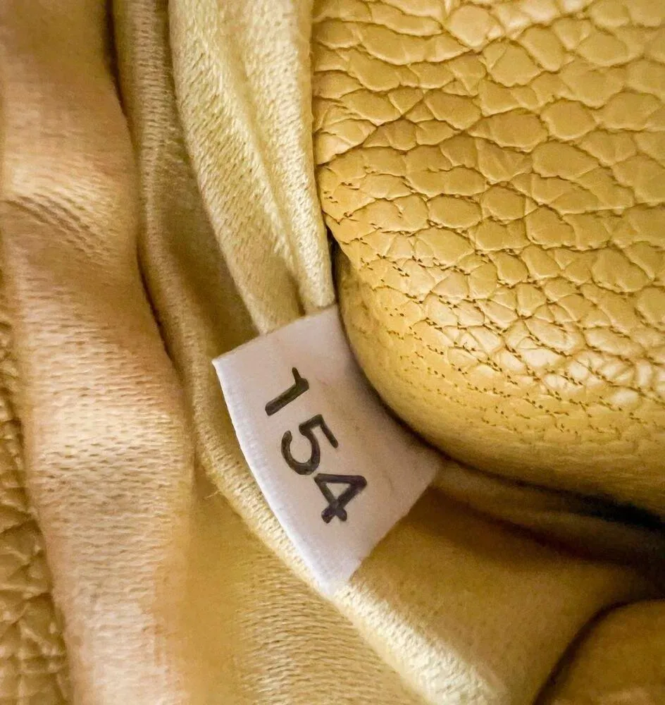 MIU MIU Yellow Leather Double Zip Crossbody / Shoulder Bag - Image 11