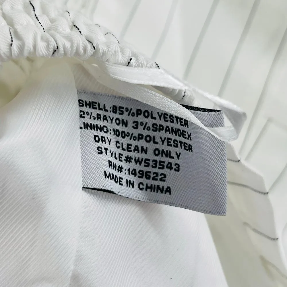 WALTER BAKER Tank Size Small Crop Chicago Pin Stripe NWT White Designer Luxury - Image 13