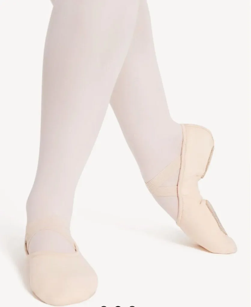 New! Capezio Hanami Canvas Ballet Shoe Flex Arch Dance Light Pink Size 9W - Image 1