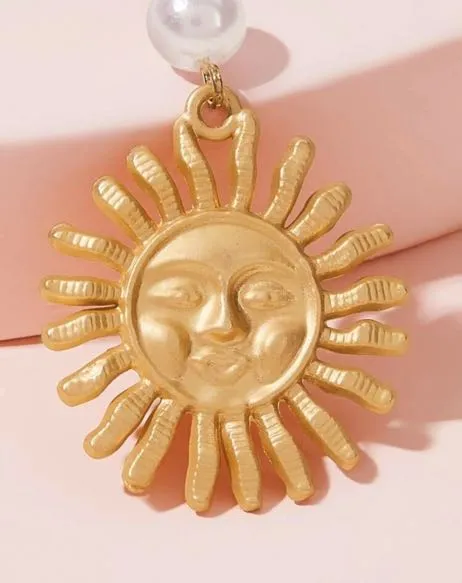 Rise and Shine Earrings Gold - Image 3