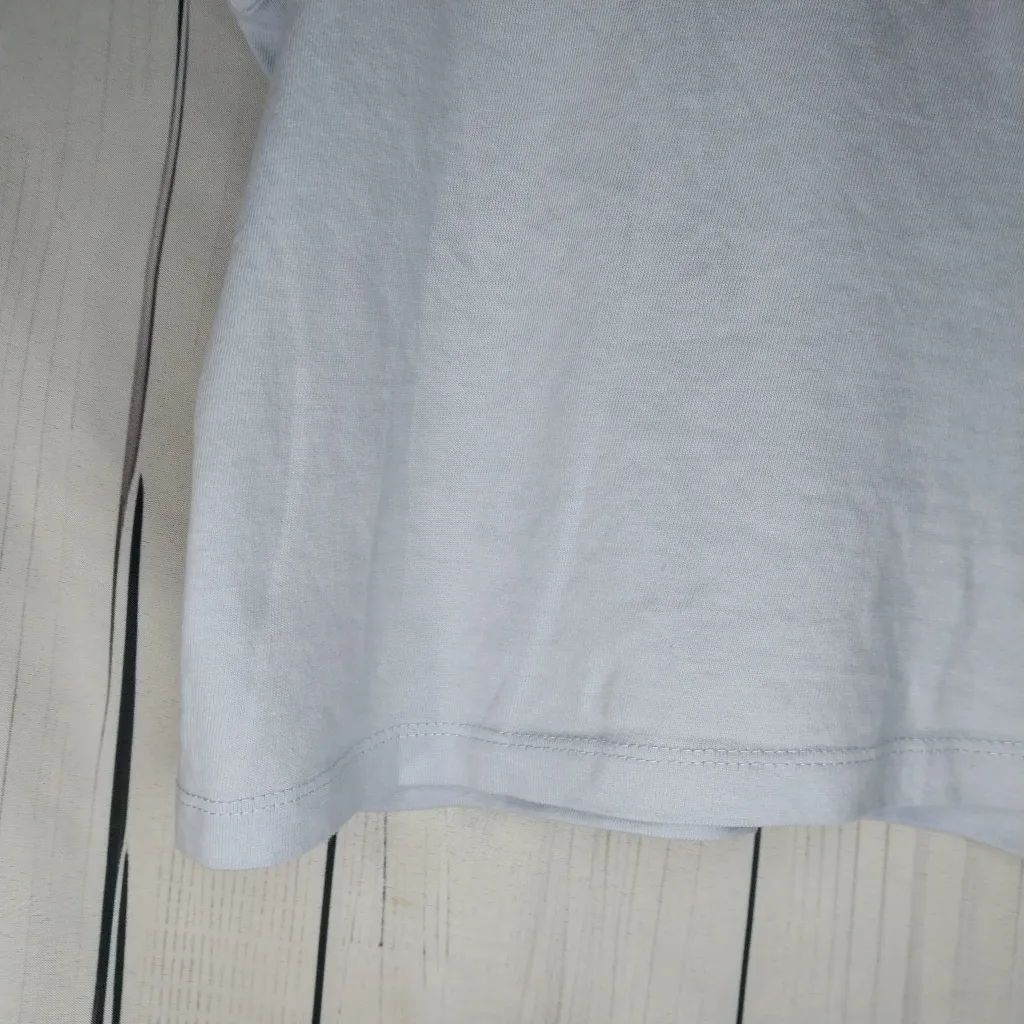 Levi's Blue Logo Cropped Graphic T-Shirt - Image 6