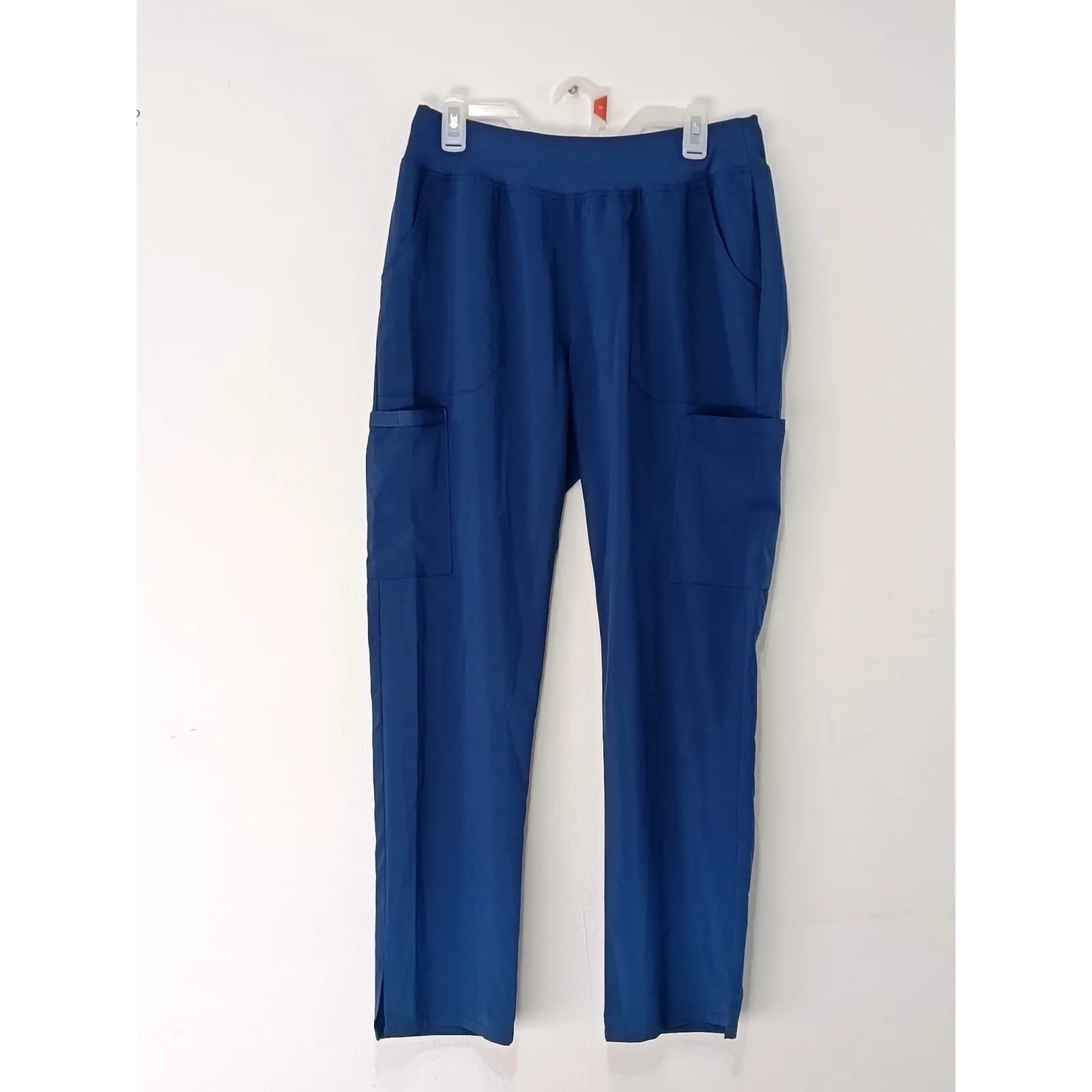 Dickies Women’s Scrub Pants Blue Straight Leg Medical Uniform Nurse Size M - Image 2
