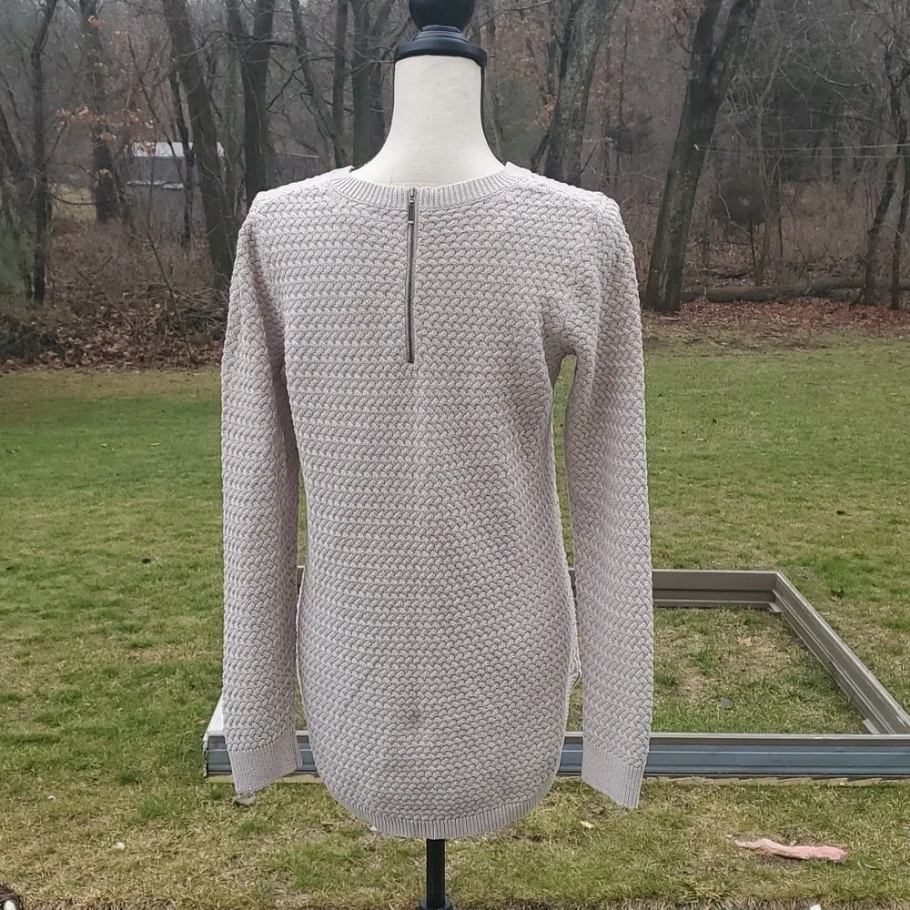 Jones New York Knit Sweater with 1/4 Back Zipper - Image 5