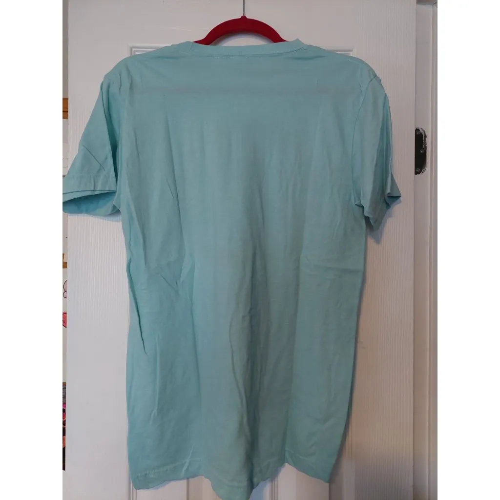 Diva Like Dolly Rebel Like Reba Graphic Tee Medium Blue Blend Unisex Crewneck Sh - Image 3