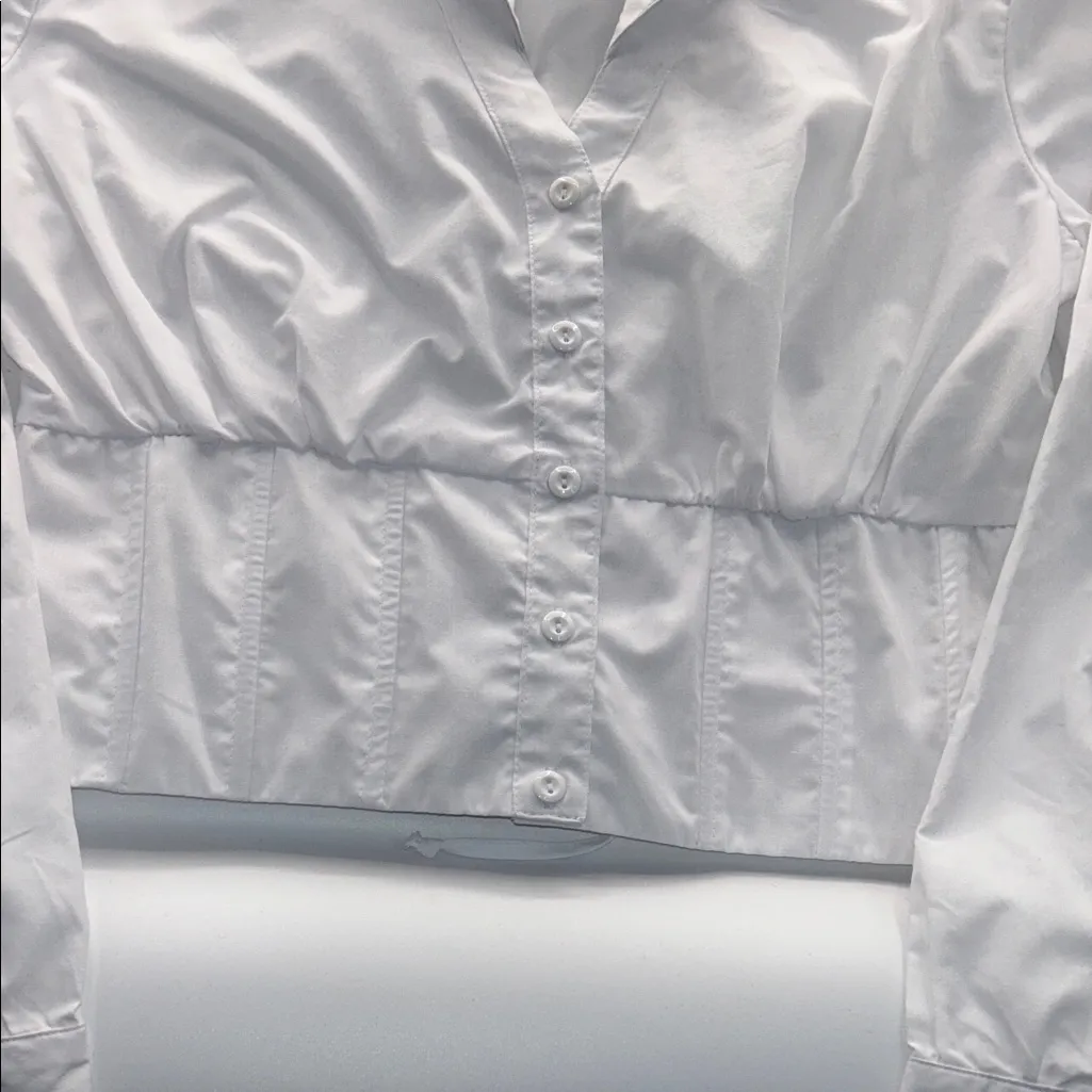 J for Justify  Crisp White Button-Down Shirt - Image 3