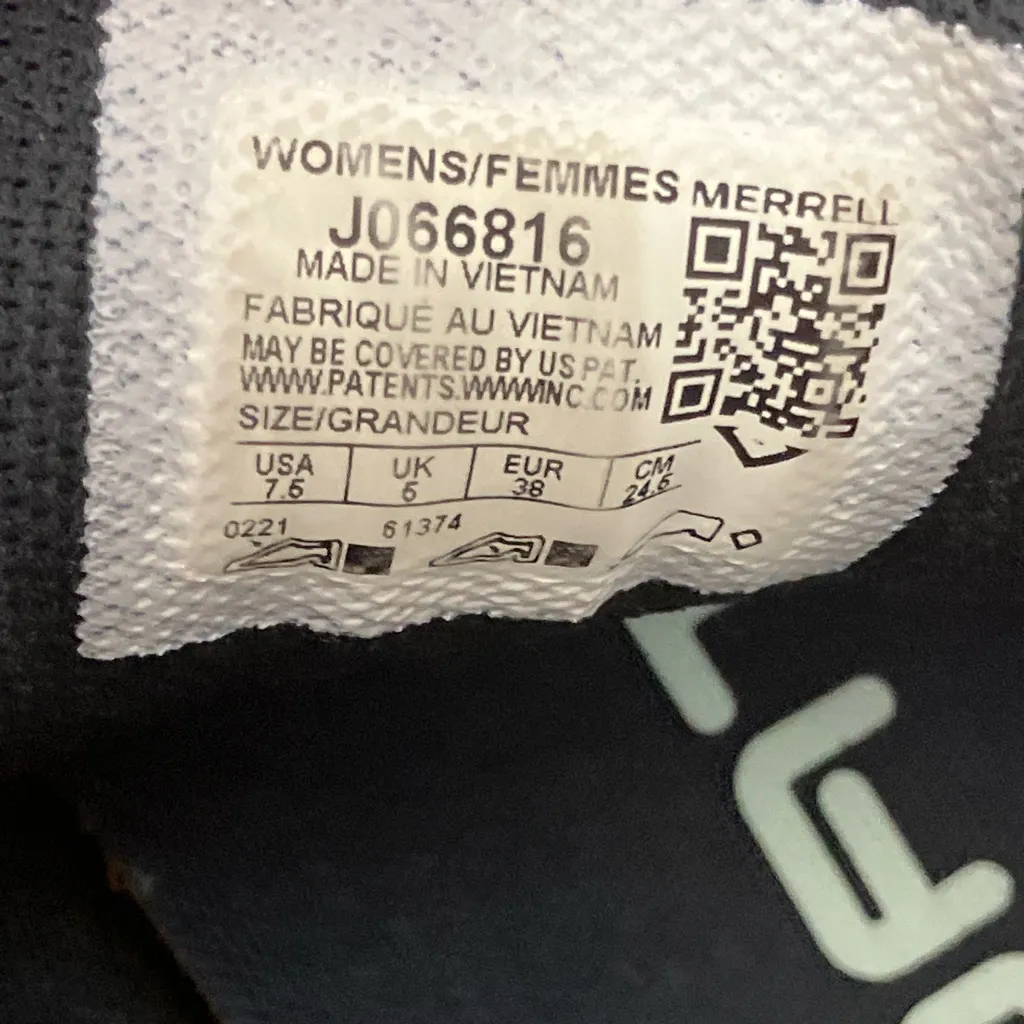 Merrell Moab Flight Floatpro Trail Running Shoes Women's 9 Hiking Sneakers Blue - Image 6