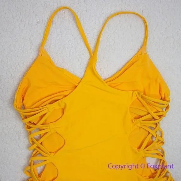 NEW‎ BodyGlove Crissy one piece orange/yellow/gold Swimsuit - Image 7