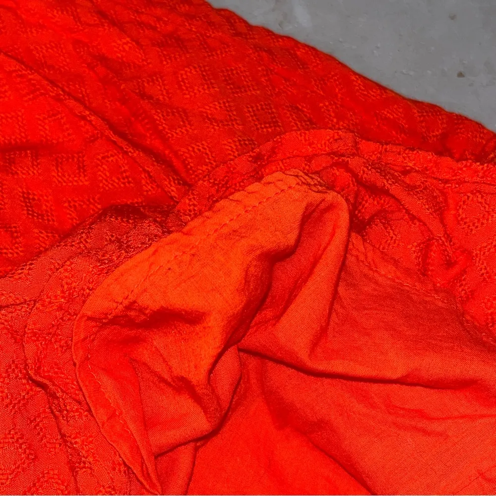 Joie Orange Crochet Cutout Sleeveless Jaffa Dress size Small - Image 9