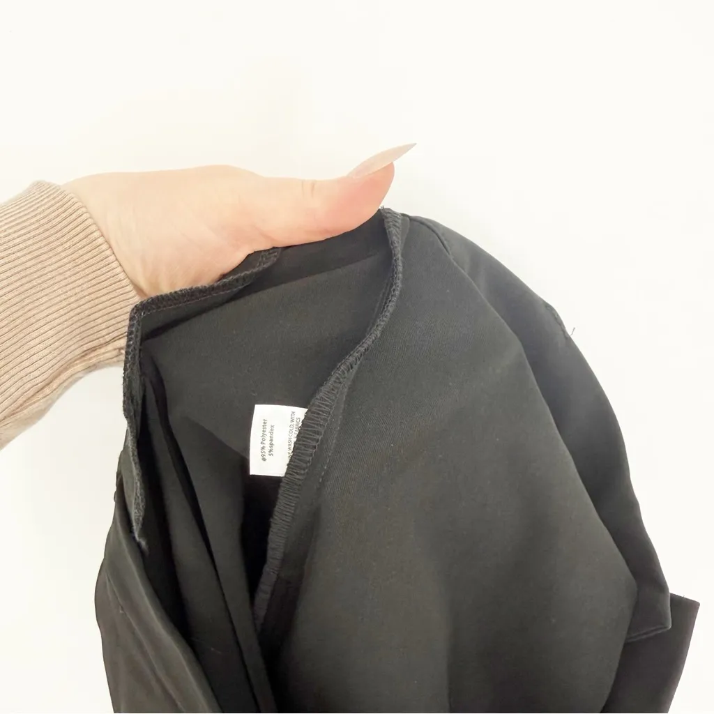 NWT RUMORED Wide Leg Pleat Front Pants S Black - Image 6