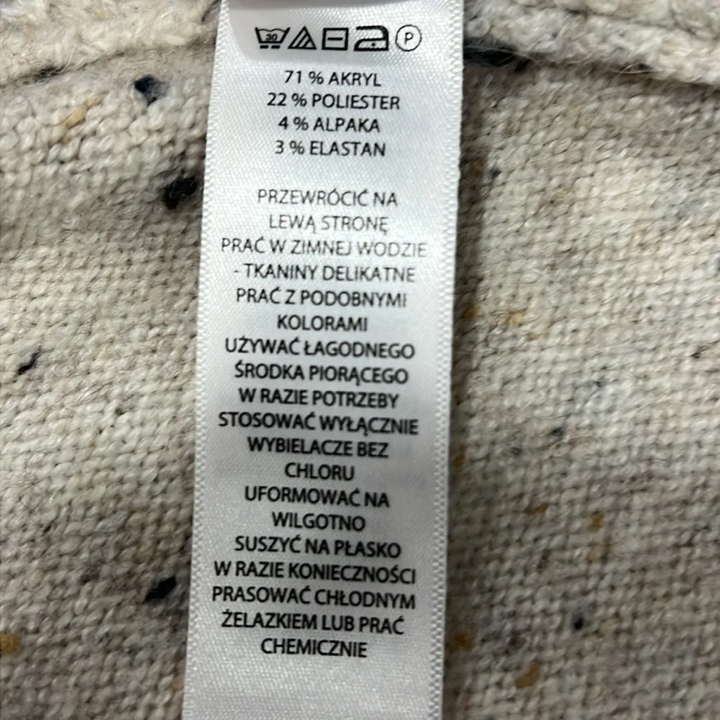 Jessica Simpson  Oversized Cowl Neck Hi-Low Sweater, Size Medium - Image 12