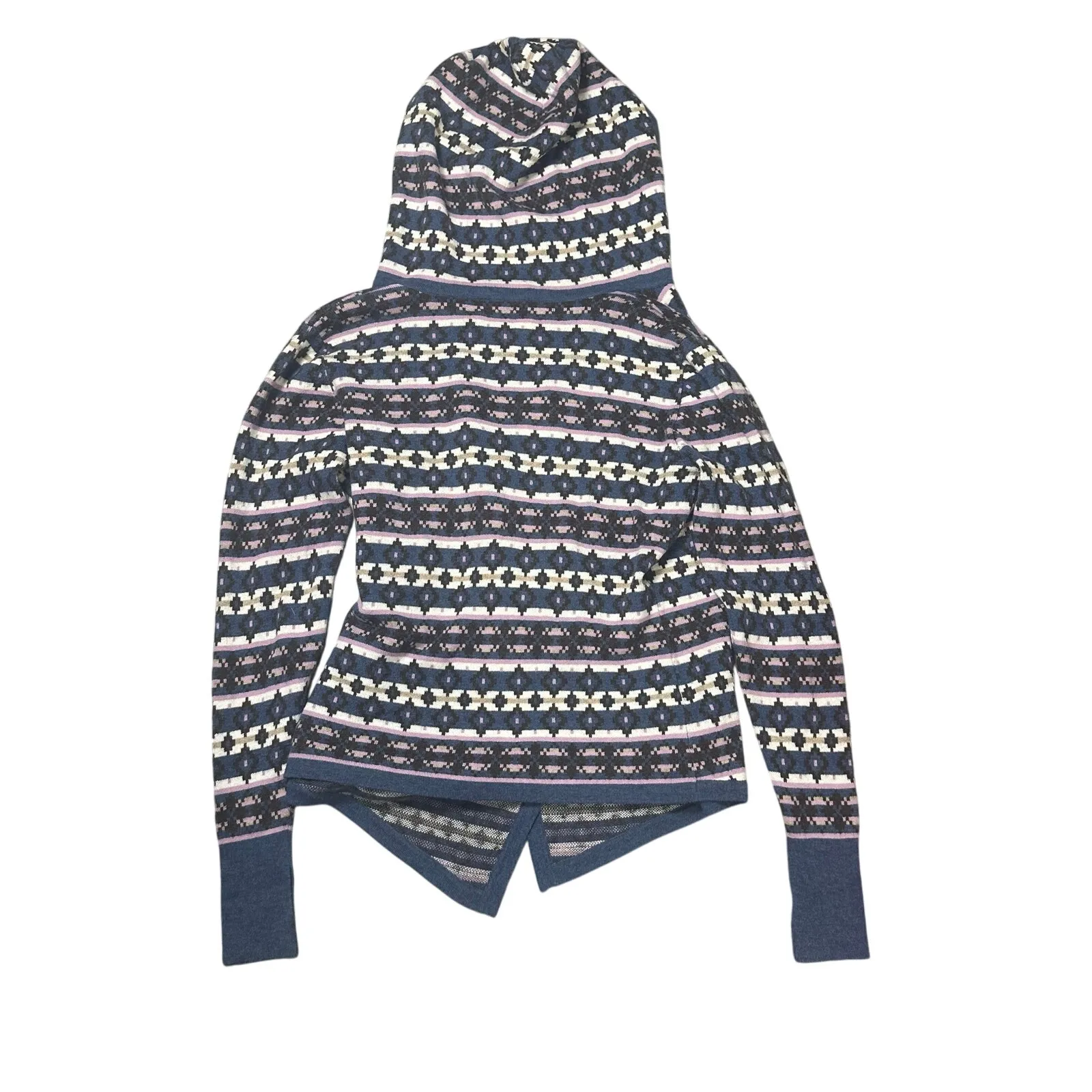 Betabrand Wrap Hoodie Sweater Wool Blend - Image 3