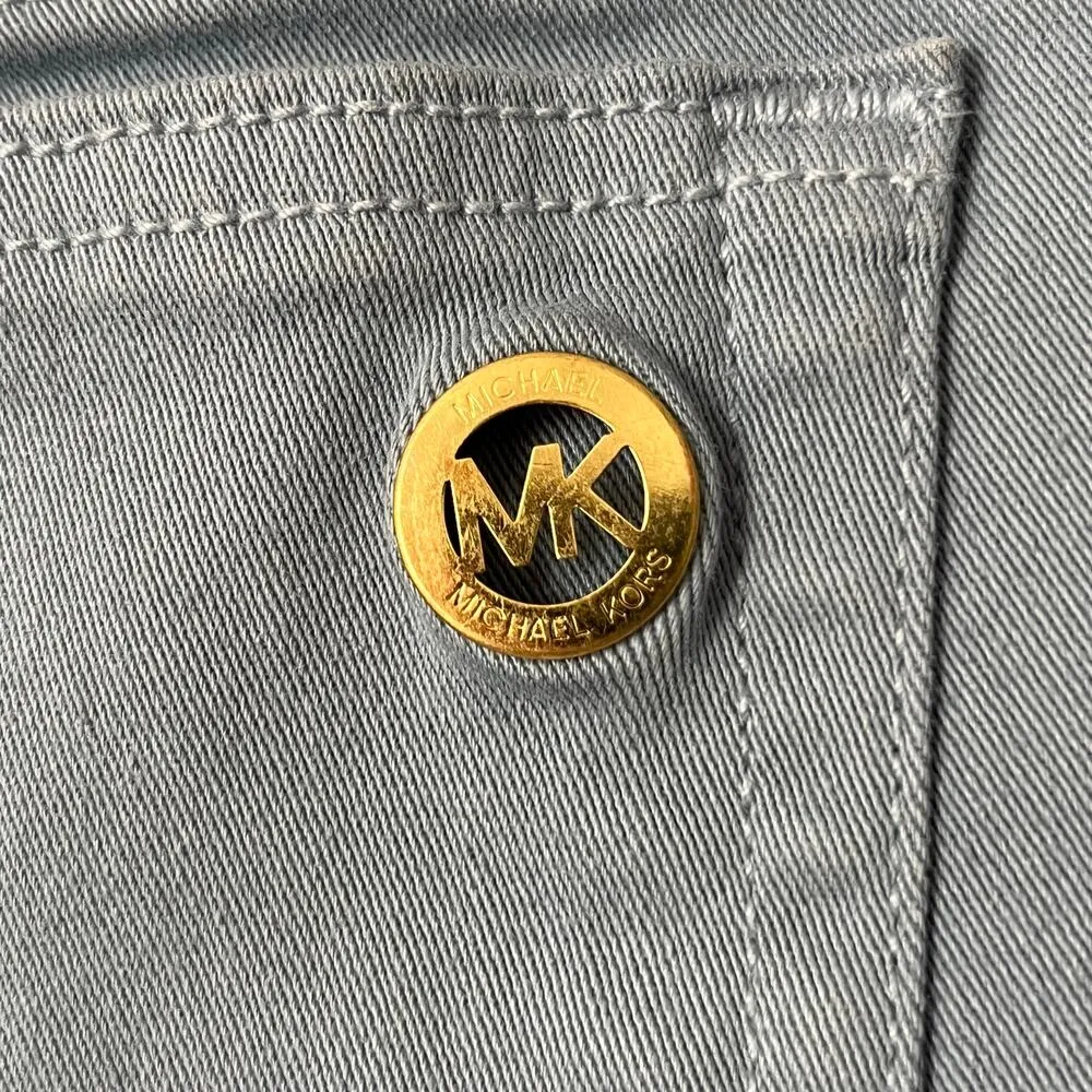 MICHAEL Michael Kors Izzy Cropped Skinny Mid-Rise Cropped Pants - Size 2P - NWT - Image 6