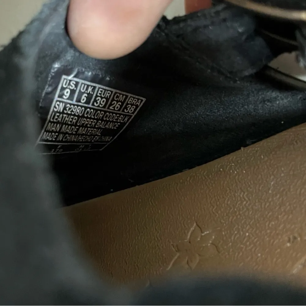 SKECHERS Brit Spring Shot Black Suede Sandals Adjustable Sling Back Size 9 - Image 6