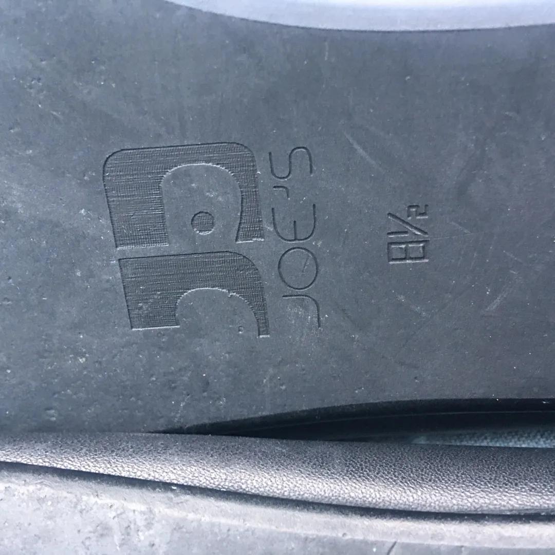 Black Leather Flats - Image 10