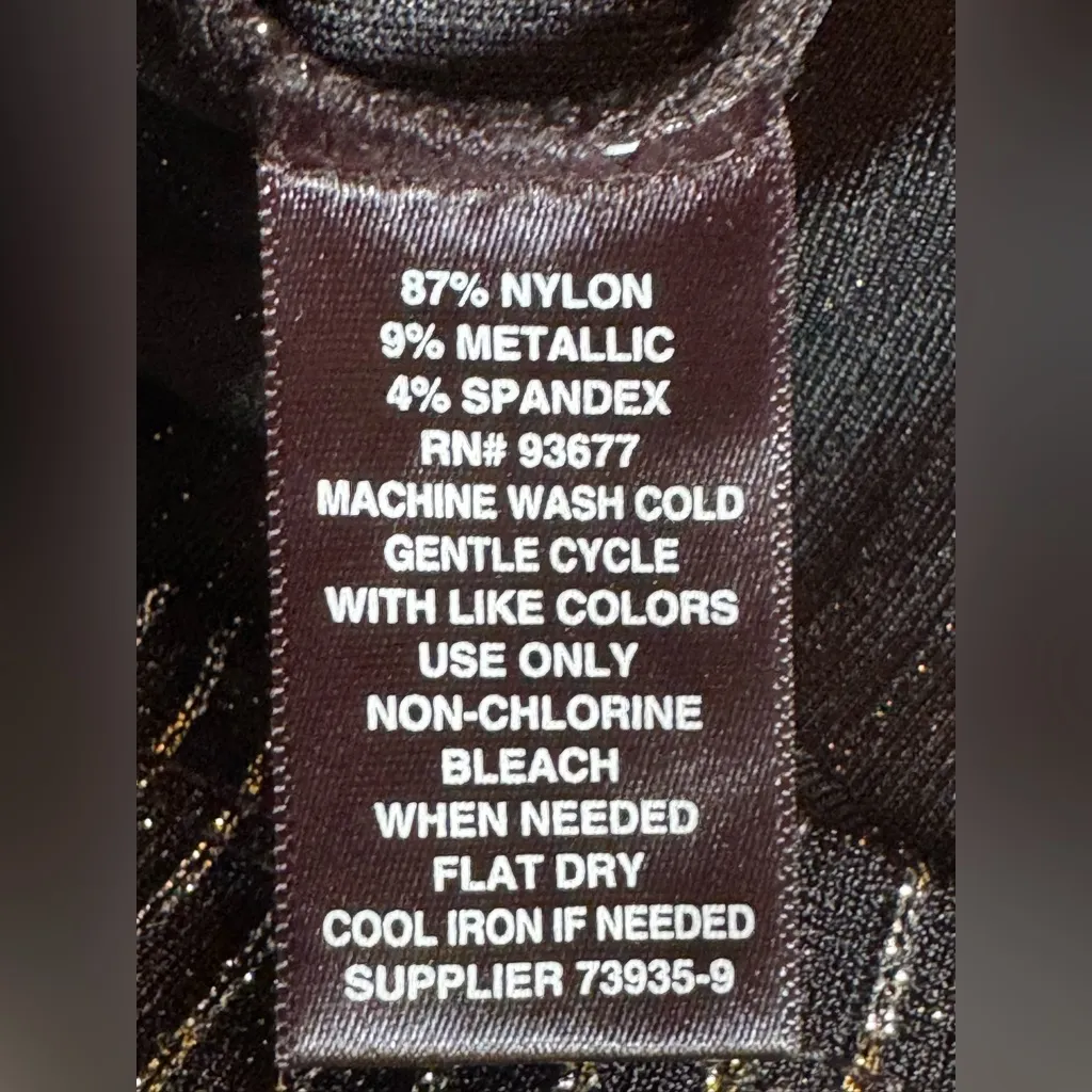 BOLD elements Metallic Striped Long Sleeve Dress - Image 8