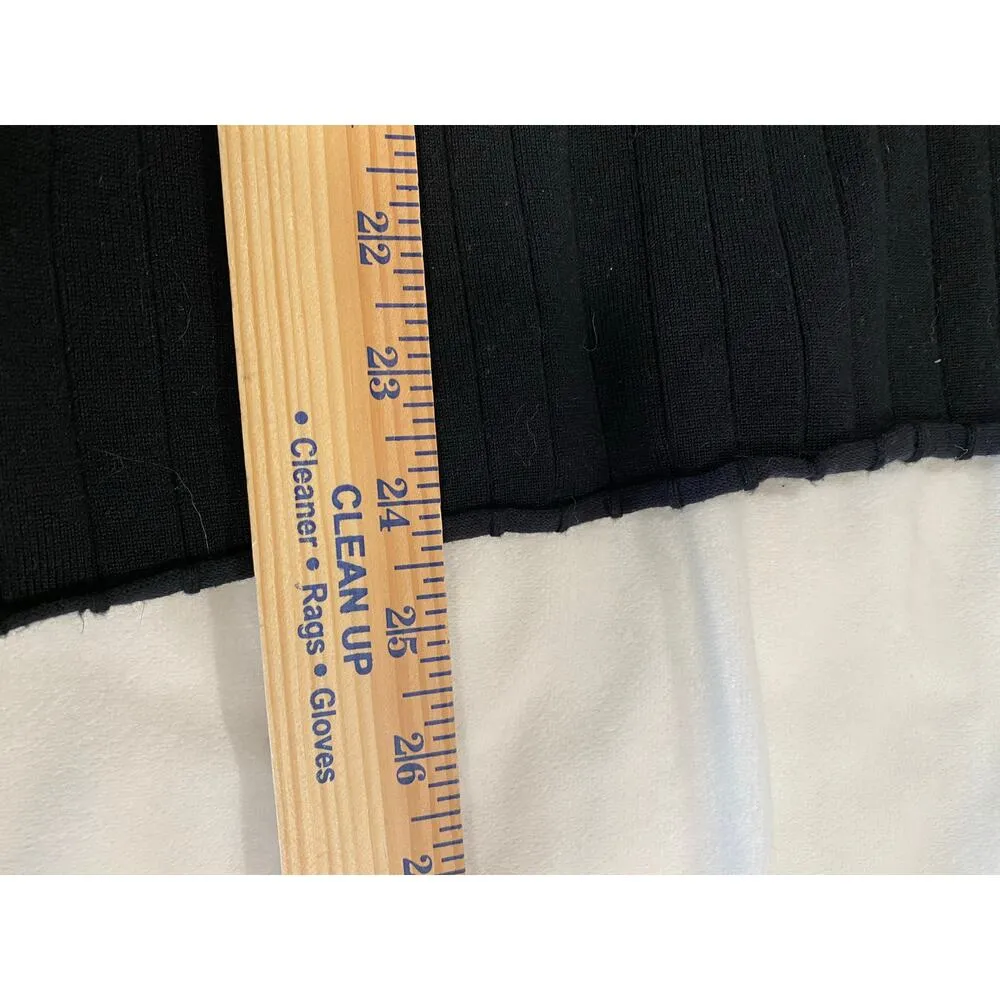 Abercrombie & Fitch Short Sleeve Button Front Polo Top Black Women's XS Casual - Image 9