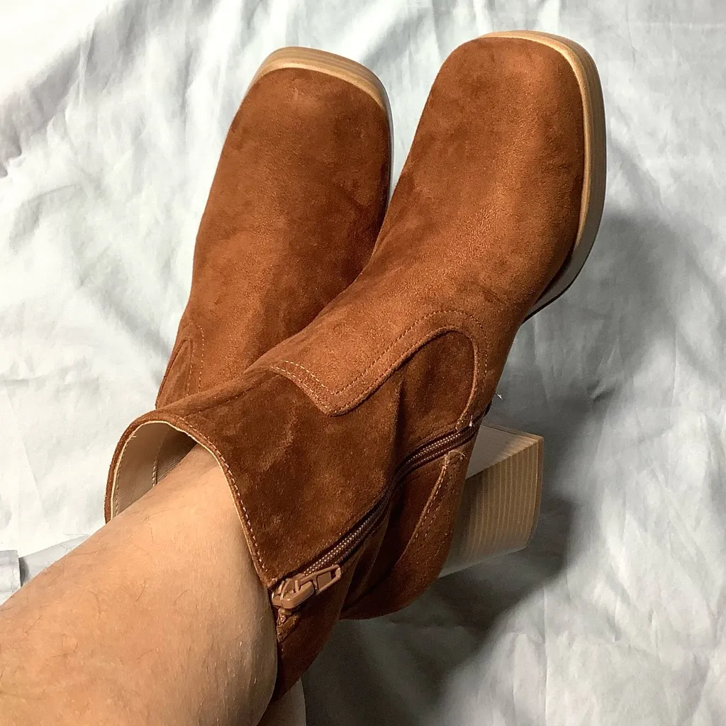 BP KEYLA platform booties NEW 🔥 Brown Size 9 - Image 8