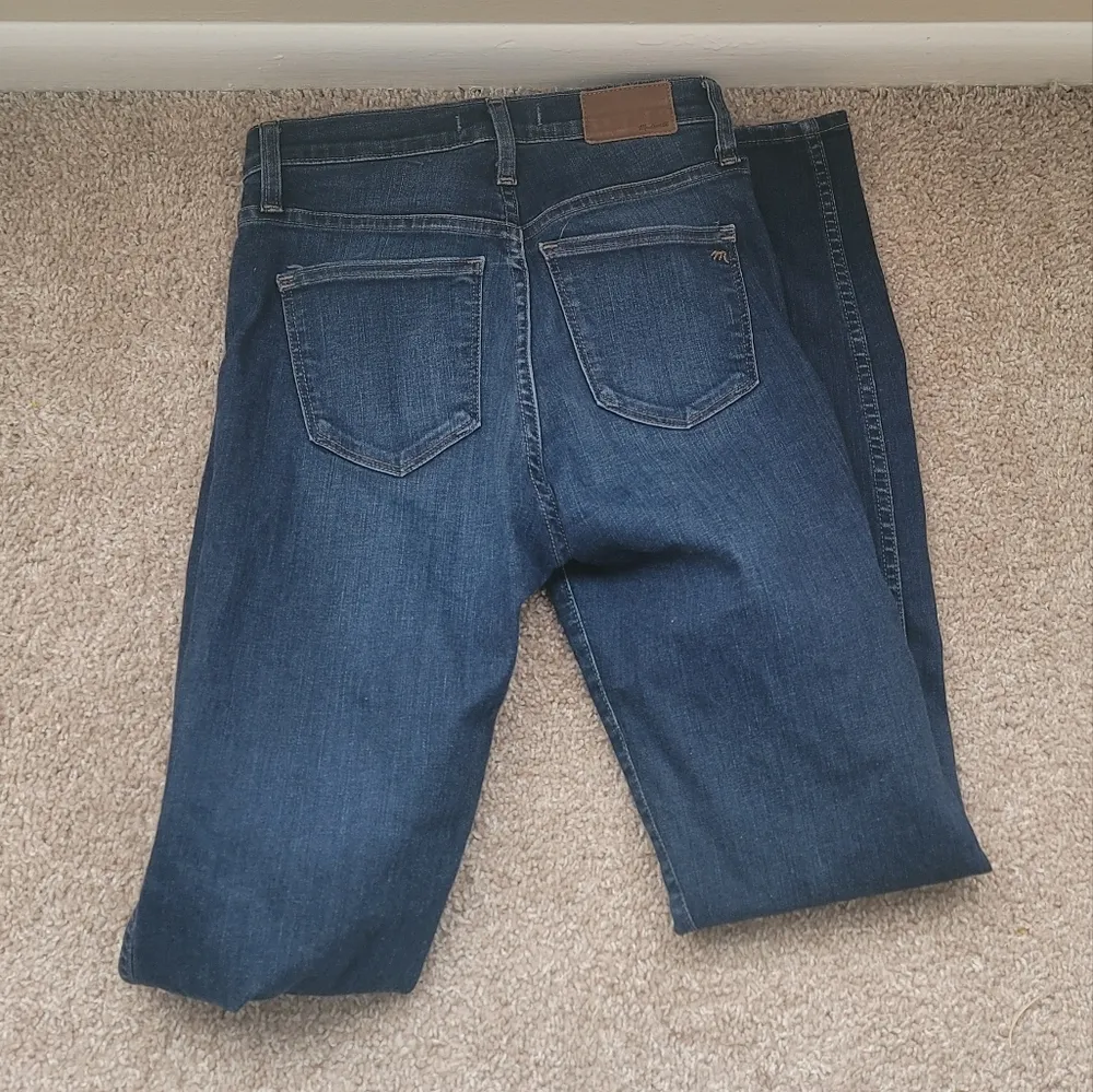 🔥SALE🔥Madewell $138 10" High Rise Dark Indigo Skinny Jeans - Image 7
