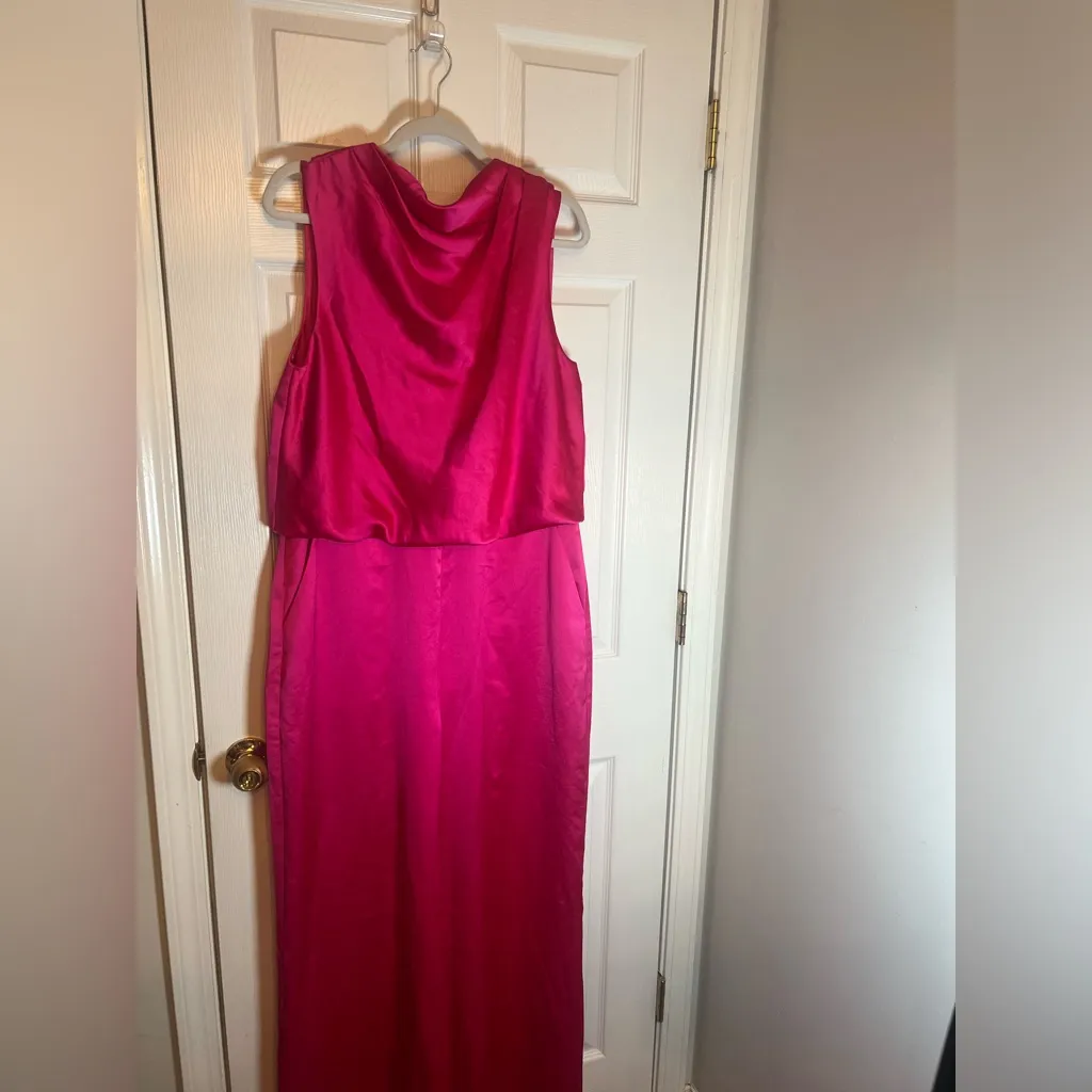 NEW Trina Turk Bleecker Jumpsuit Pink Size 14 - Image 3