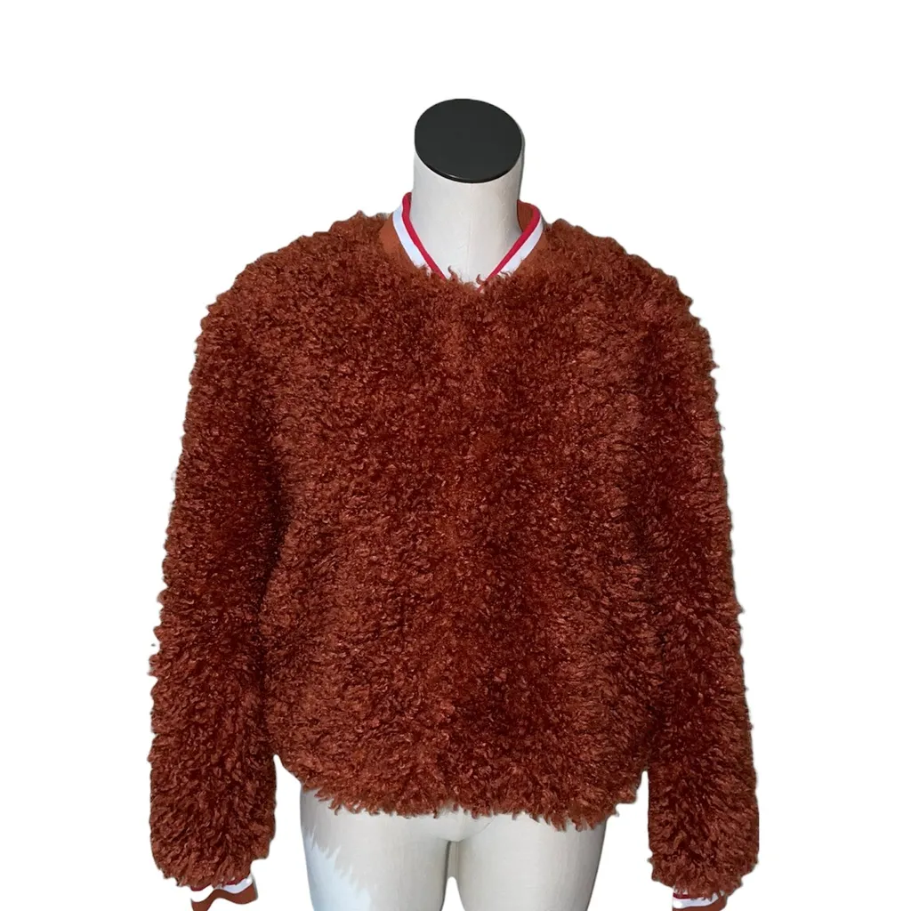 NWT Jessica Simpson Kataleya Long-Sleeve Faux-Fur Cozy Bomber Jacket - Image 7