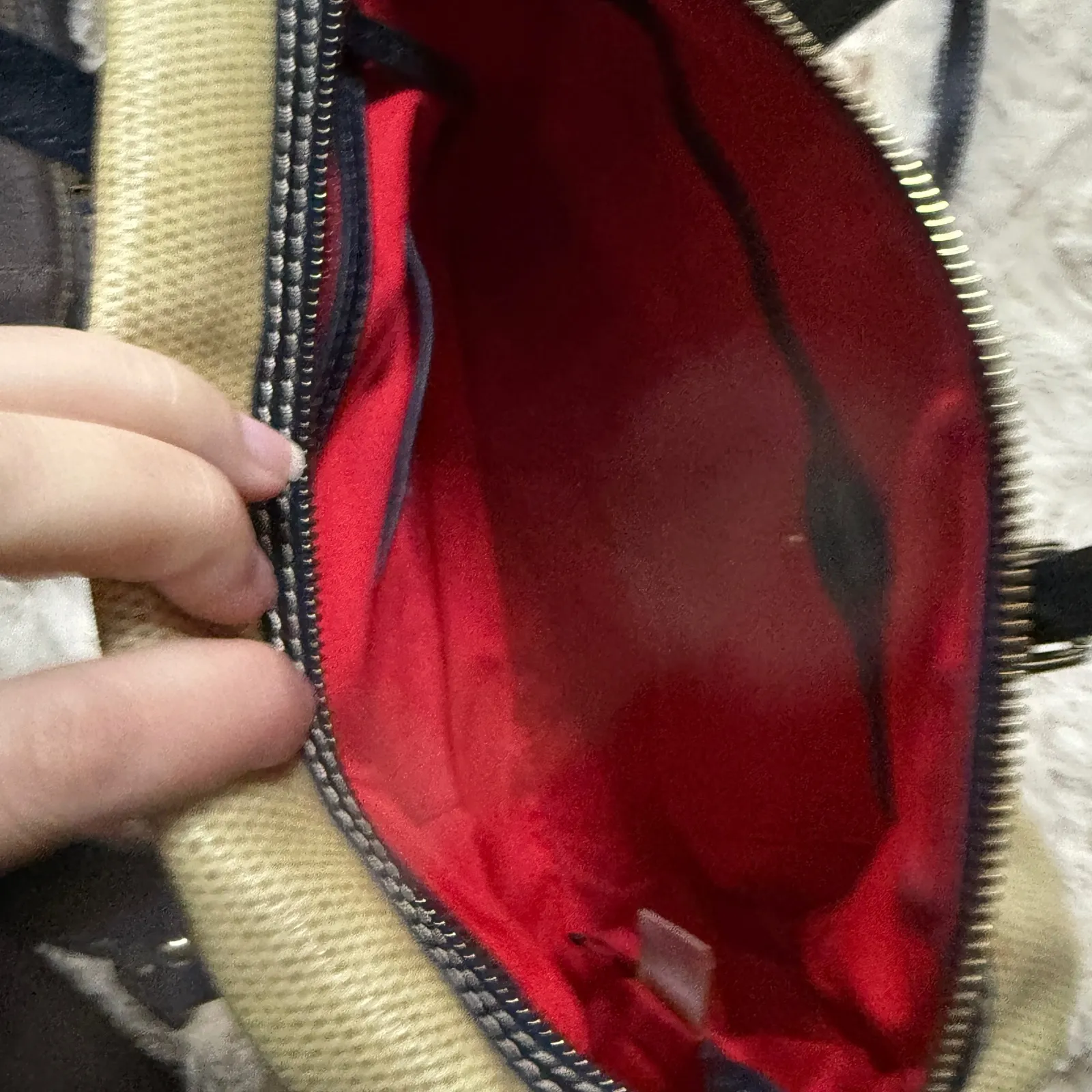 Dooney &‎ Bourke Satchel Tan Brown Signature Coated Canvas Zip Top Crossbody - Image 9