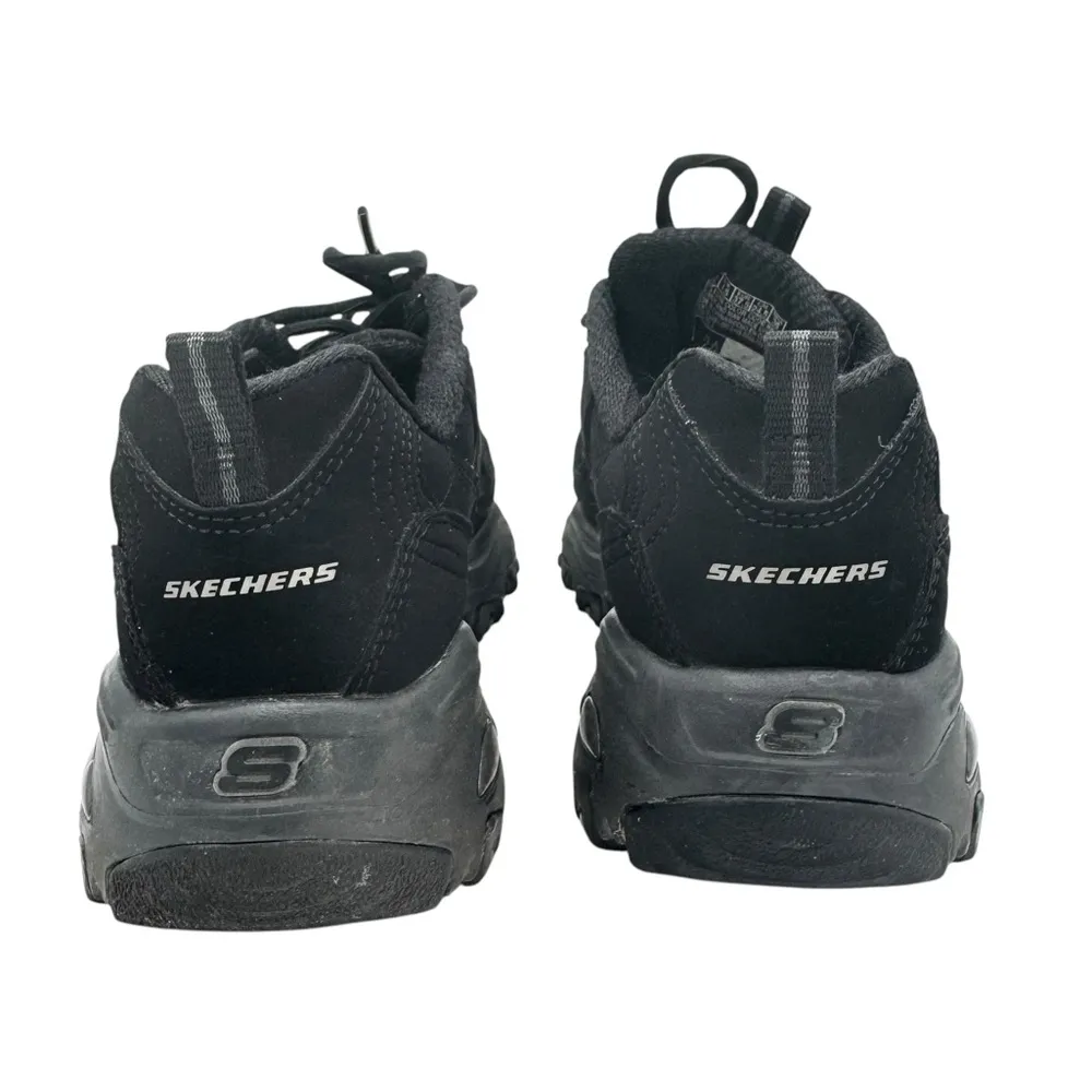 Skechers Women's Black D'Lites-Play on Fashion Sneaker - Size 7.5 - Image 7