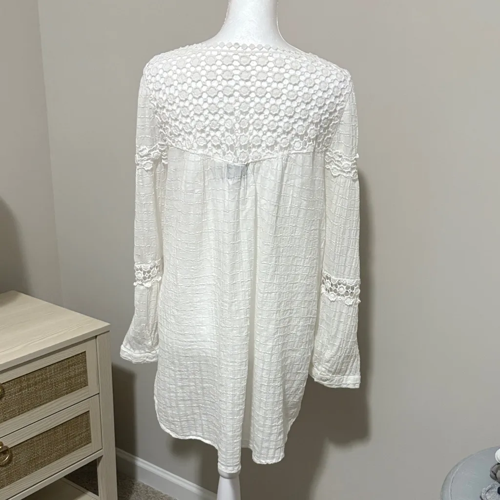 New Directions White Lace Blouse 1X - Image 5
