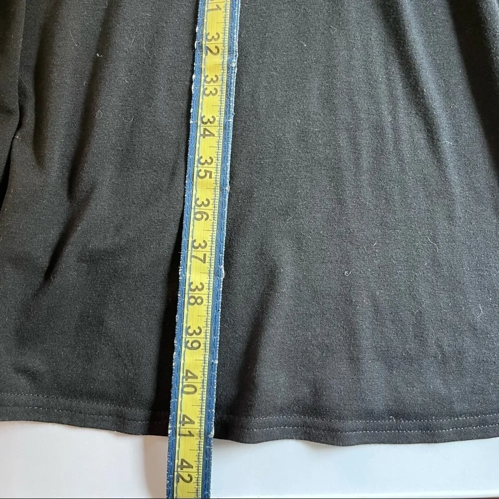 Women’s Dress Elegant Bow Swing Casual Party Vintage Ruched Stretch Medium Black - Image 12