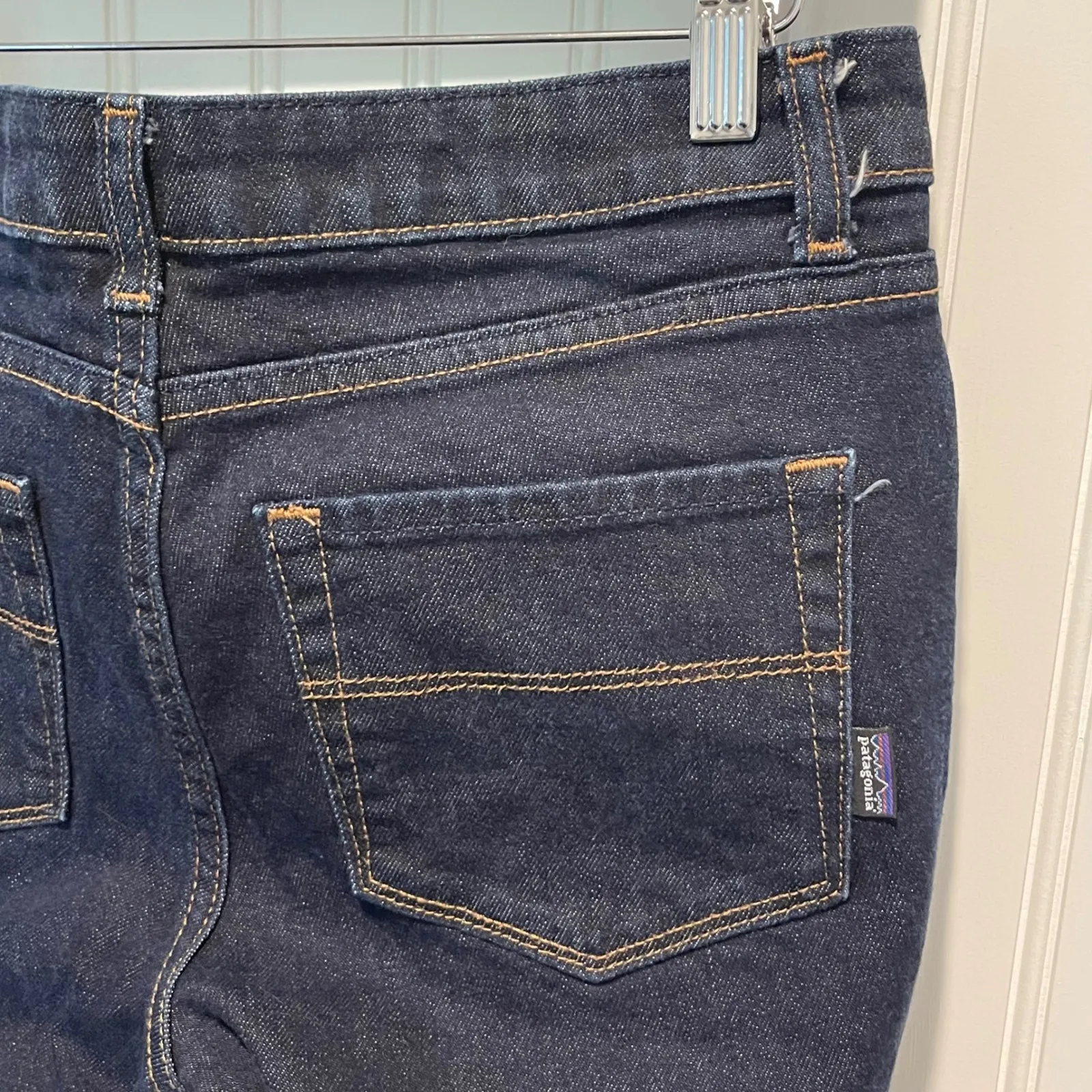 Patagonia Womens Jeans Size‎ 30 Dark Wash Denim Organic Cotton Blend - Image 4