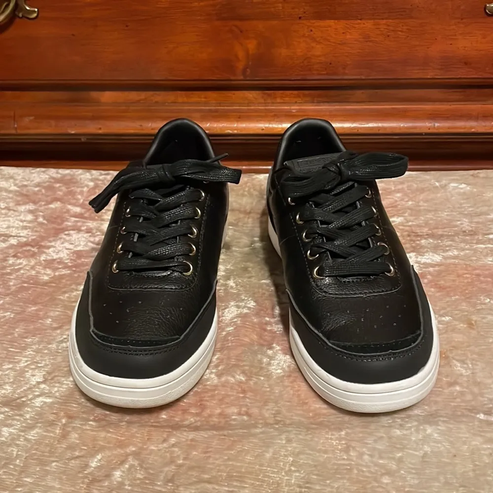 SUPERDRY Vegan Black Premium Court Trainers $79.95 EUC US Women’s 6 - Image 3