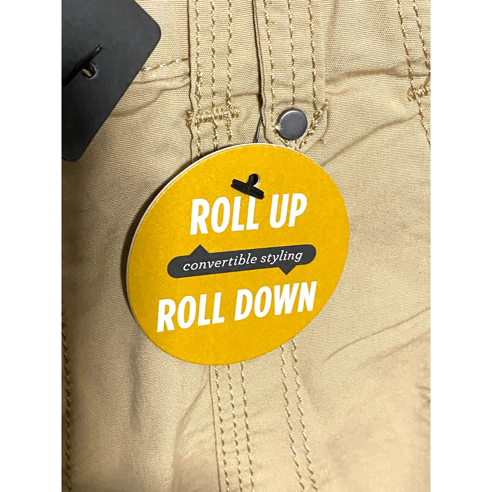 Lee Relaxed Fit Cargo Capri Roll Pants Womens 8M Gorcpore Outdoors Travel NWT - Image 8