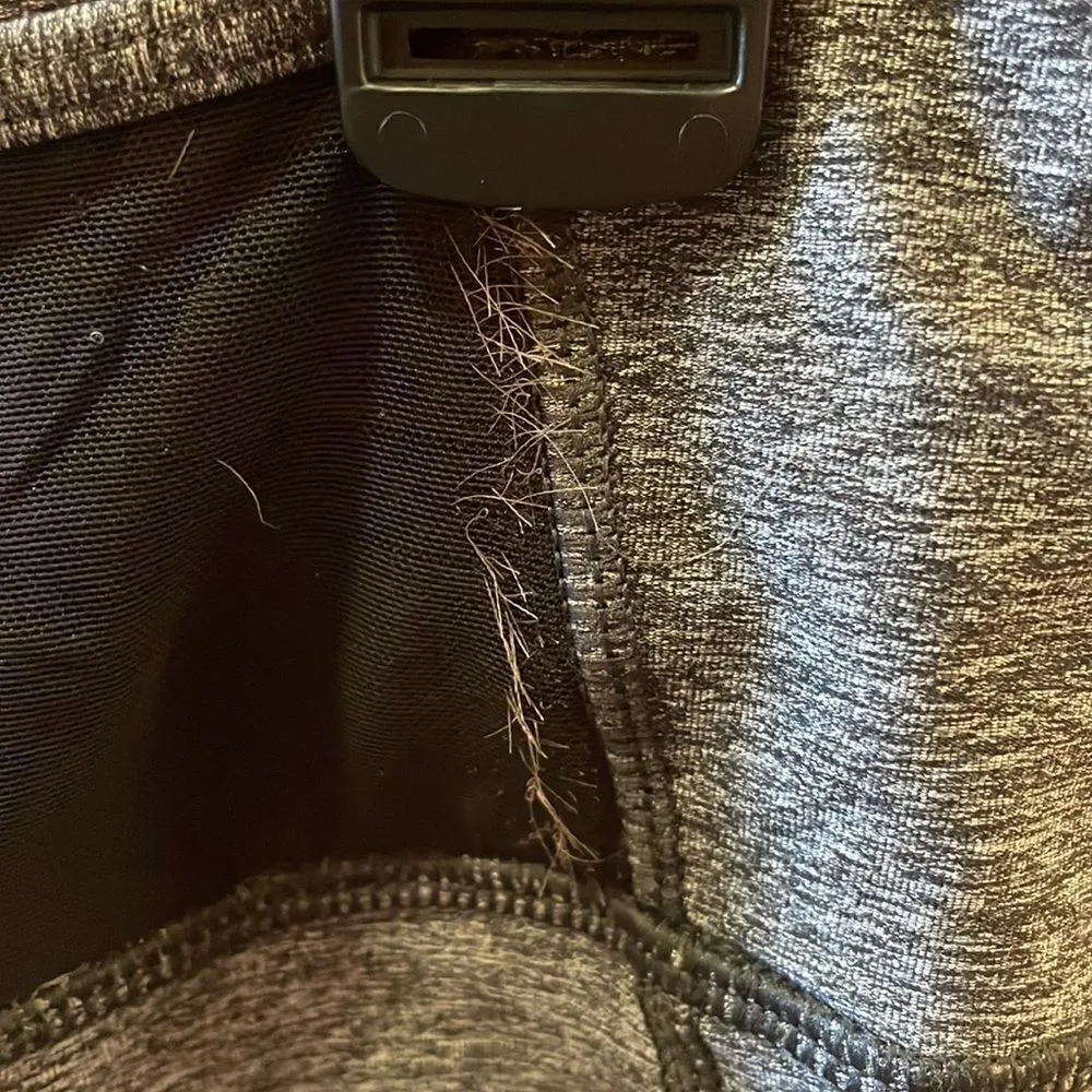 Lululemon Pace Pusher Crop Heathered Black / Black / Raspberry Glo Light - Image 10