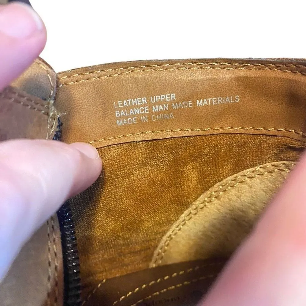 B.o.c boots with buckle size 6.5 NWOT tan boots leather upper - Image 4