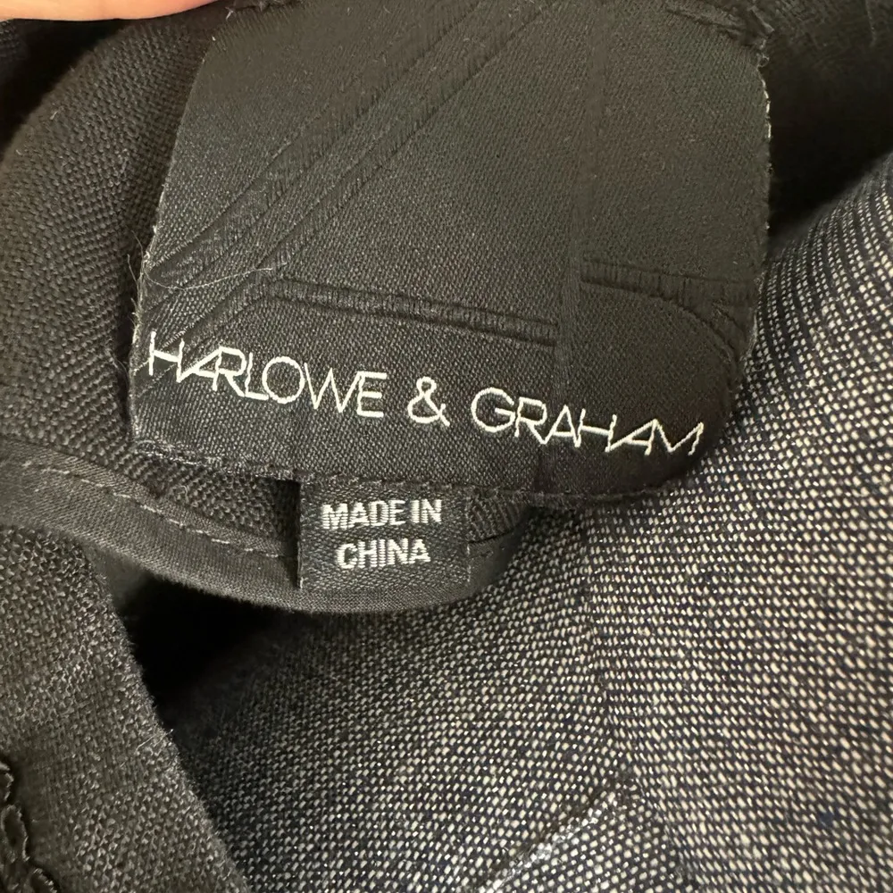 Harlowe & Graham NWOT 100% Linen Beaded Crop blazer - Image 3