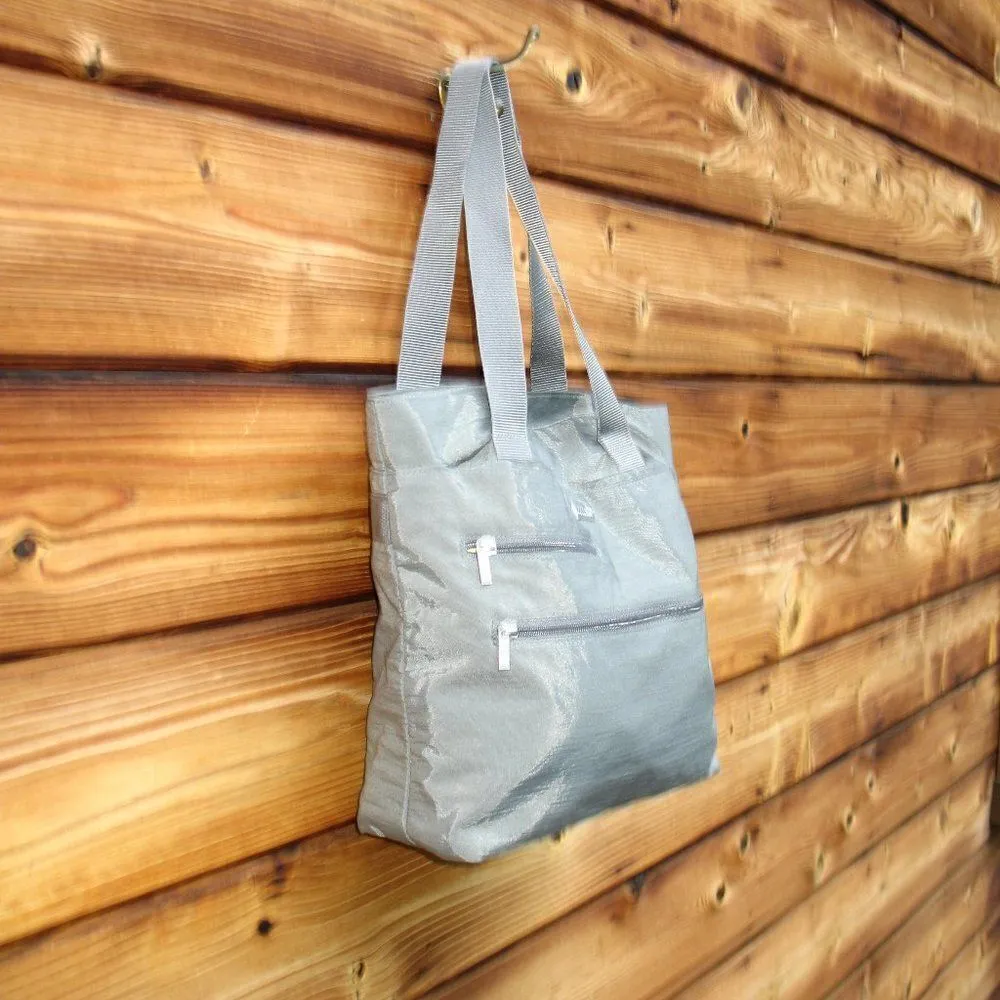 Baggallini Gray Travel Tote Bag - Image 2