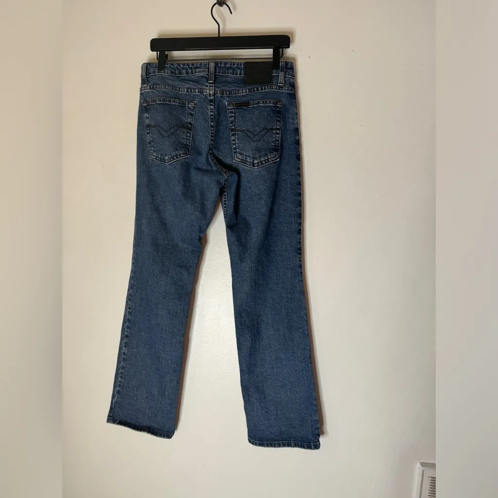 Harley Davidson‎ Size 10 Bootcut Jeans Made In Canada CP Blue - Image 2