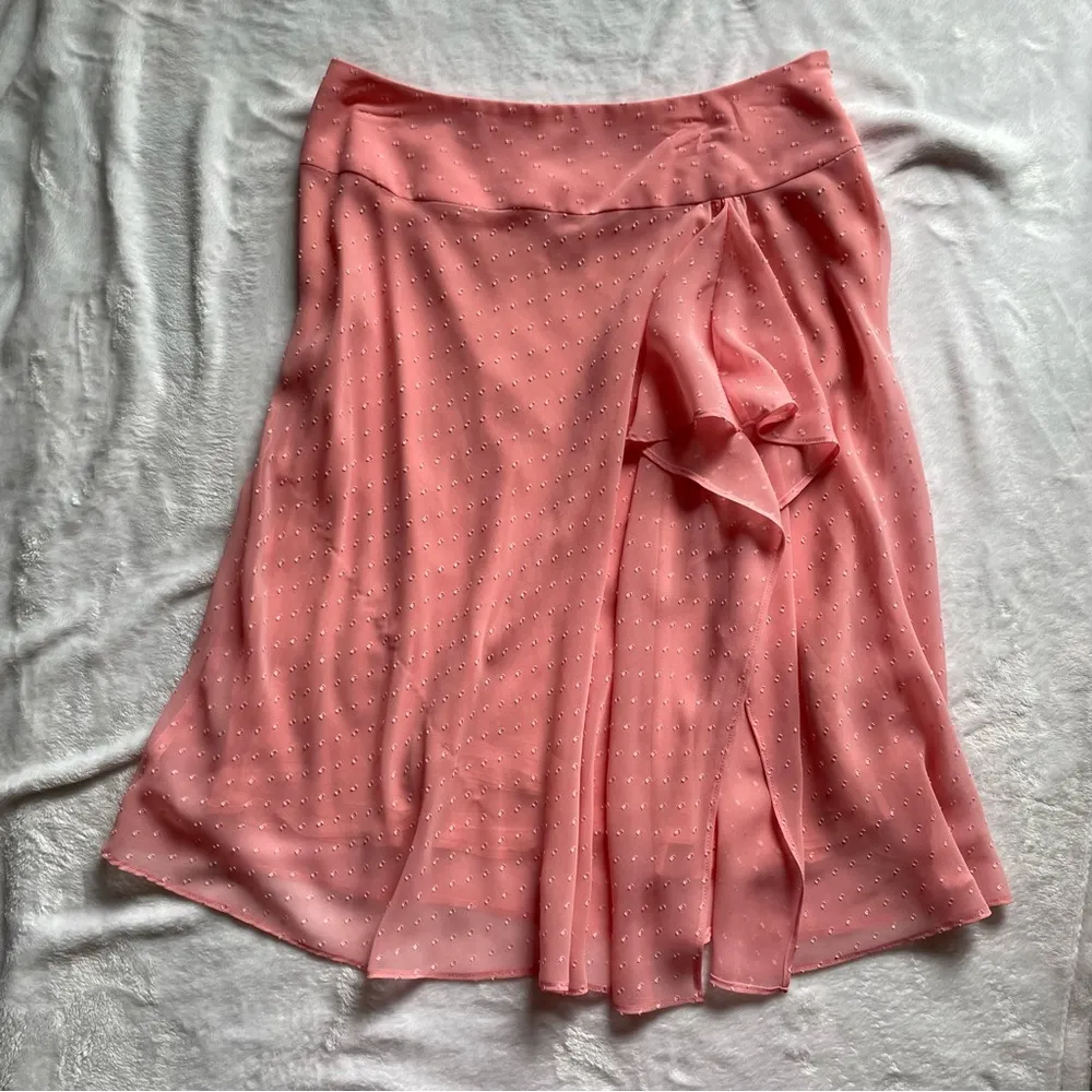 Bandolino Flowy Coquette Paper Doll Barbiecore Y2K Aesthetic Midi Skirt 6 - Image 4