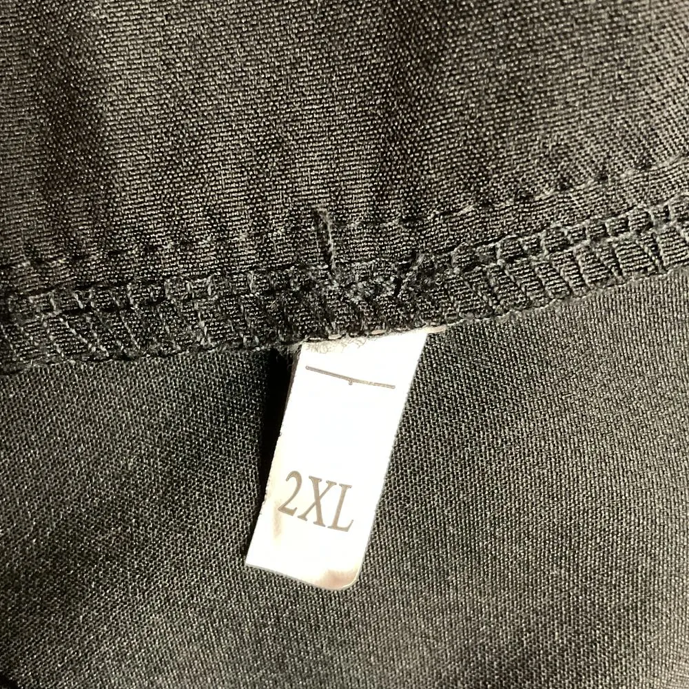 SHEIN Women's Plus Size‎ 2XL Trends Contrast Lace Flare Skirt Black - Image 8