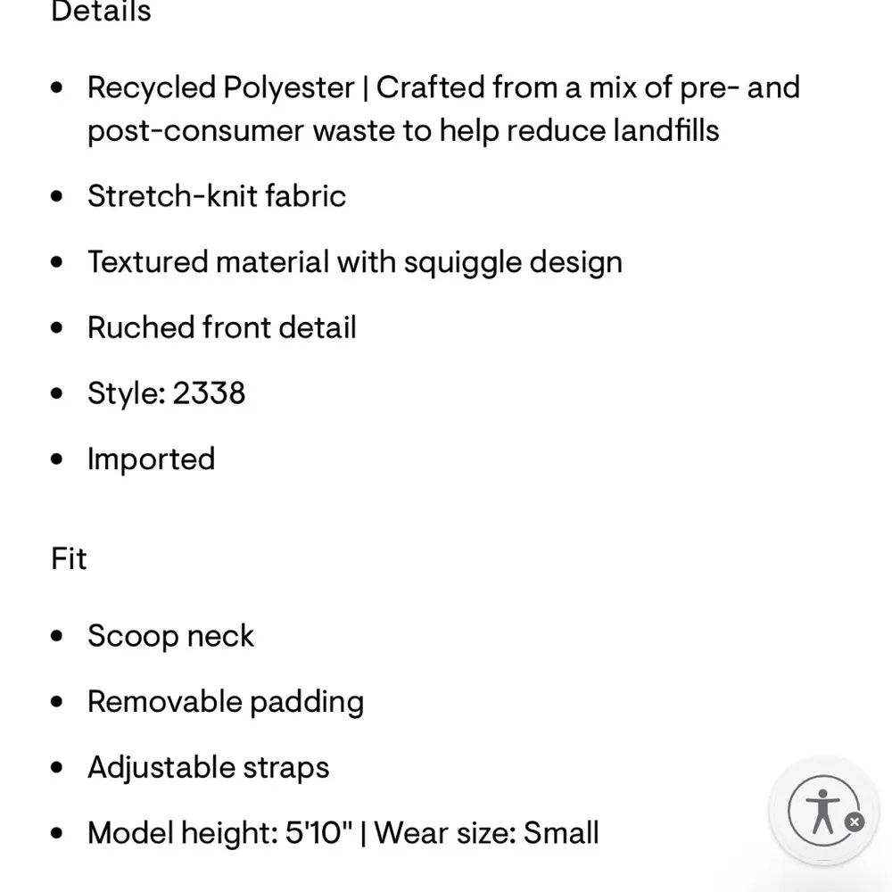 NWT Aeropostale Textured Swim Top/Bottom: Size M - Image 5