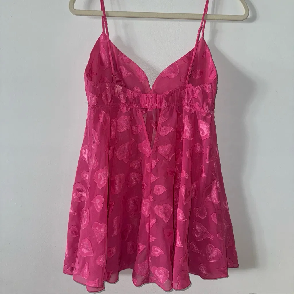 Victoria's Secret y2k Sexy Little‎ Things Babydoll Dress Lingerie S pink - Image 5