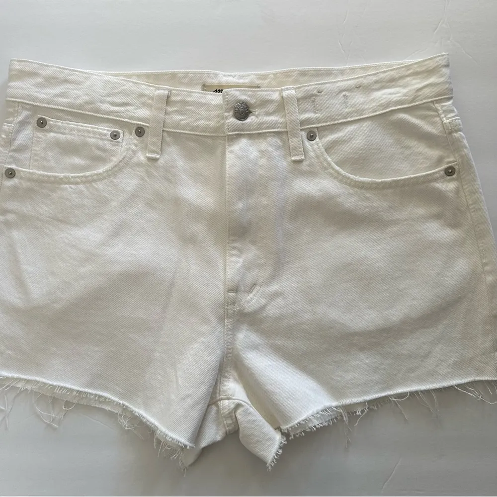 Madewell Relaxed Denim White Shorts 30 - Image 7