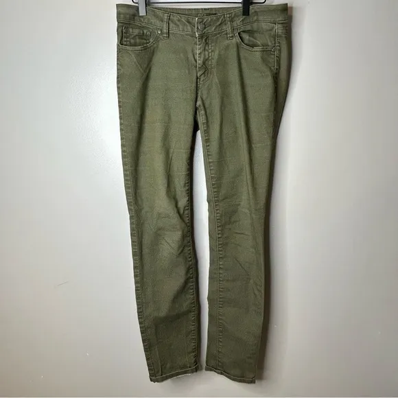 Prana‎ Kara Jeans Olive Green Size 8/29 - Image 4