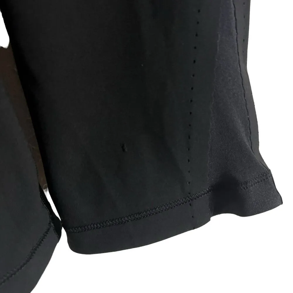 Lululemon Black Capri Cropped Mesh Inset Athletic Yoga Leggings Size 4 - Image 6