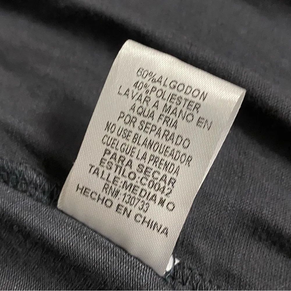 UMGEE Women’s Medium Boho Open Front Lace Gray Fringe Top Long Sleeve Cardigan - Image 9