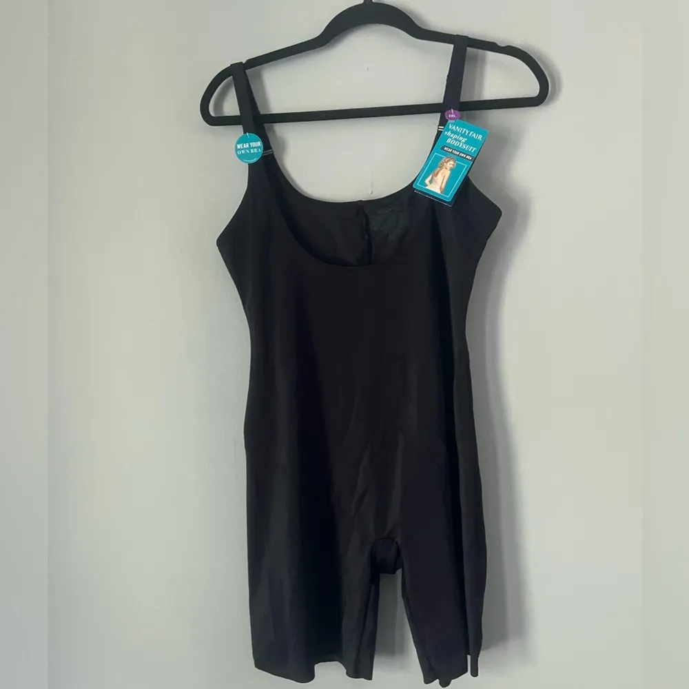 Vanity Fair Wear Your Own Bra Bodysuit Black Style # 57028 size 2XL NWT - Image 4