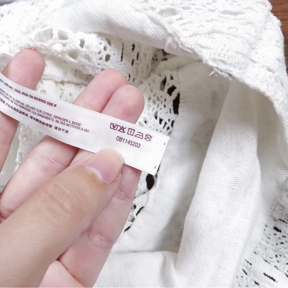 Free People • Hooked On Bodysuit crochet lace cream ivory white boho festival - Image 12