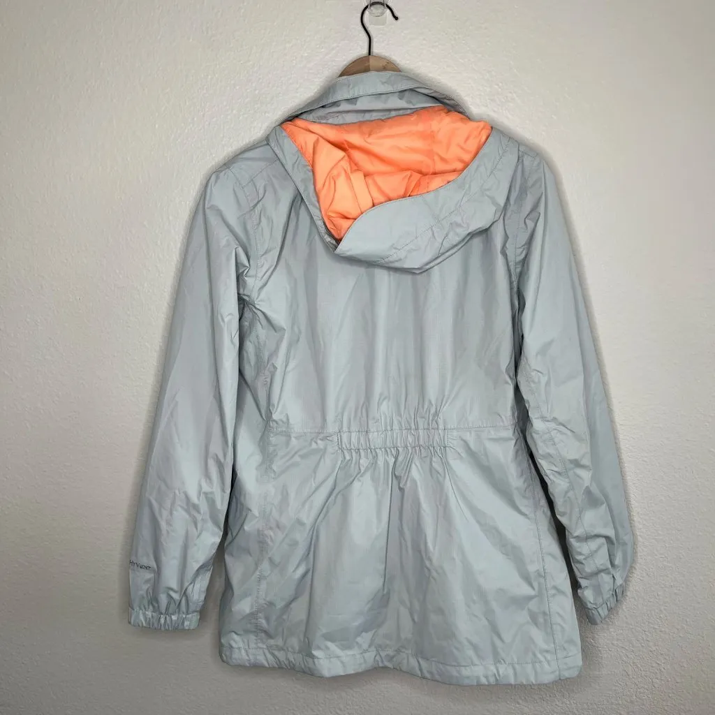 The North Face Womens Grey Hyvent Hooded Soft Shell Windbreaker Jacket M tb5m - Image 11